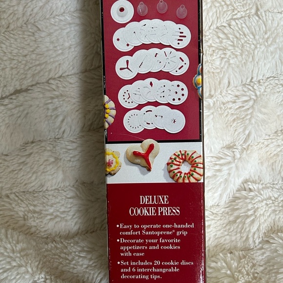 Deluxe Cookie Press - White - Picture 2 of 6